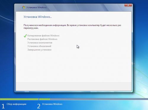 Установка Windows